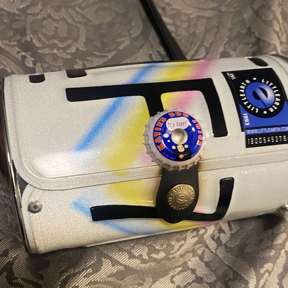 Little Earth Multicolor Crossbody Bag with Bottle Cap